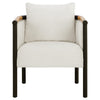 Sunpan Wilder Heather Ivory Tweed Lounge Chair