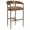 Sunpan Zanatta Tan Barstool Set of 2