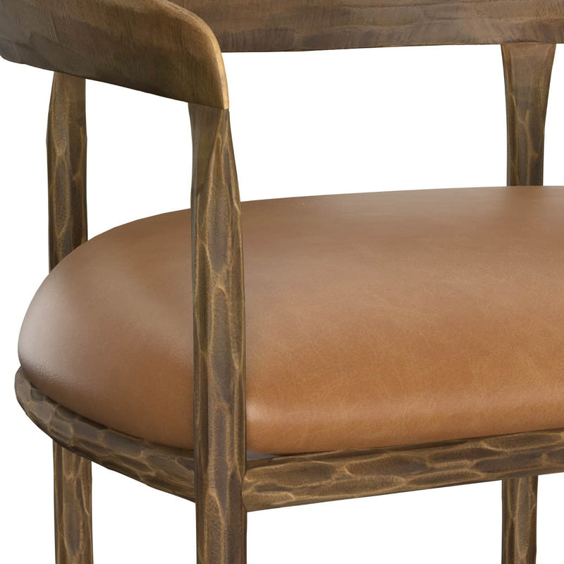 Sunpan Zanatta Tan Barstool Set of 2