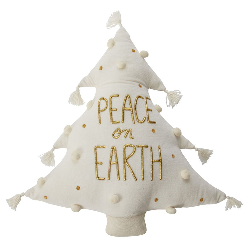 Peace Tree Throw Pillow