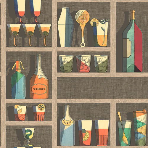 Cole & Son Fornasetti Senza Tempo Coctails Wallpaper