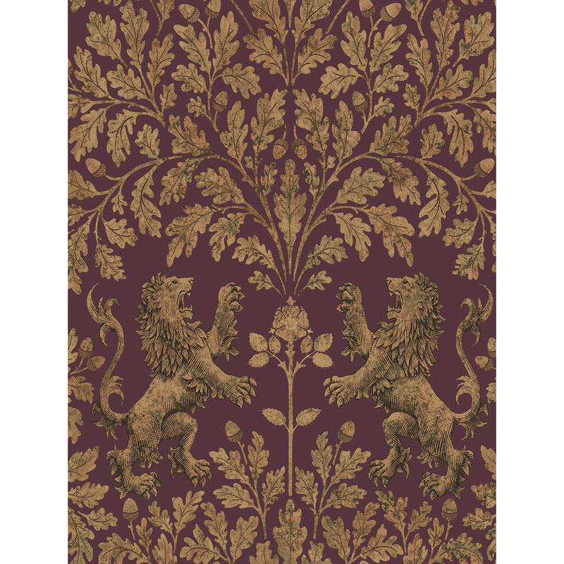 Cole & Son Pearwood Boscobel Oak Wallpaper