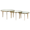 Interlude Home Jan Circular Bunching Table Set of 3