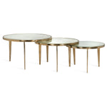 Interlude Home Jan Circular Bunching Table Set of 3