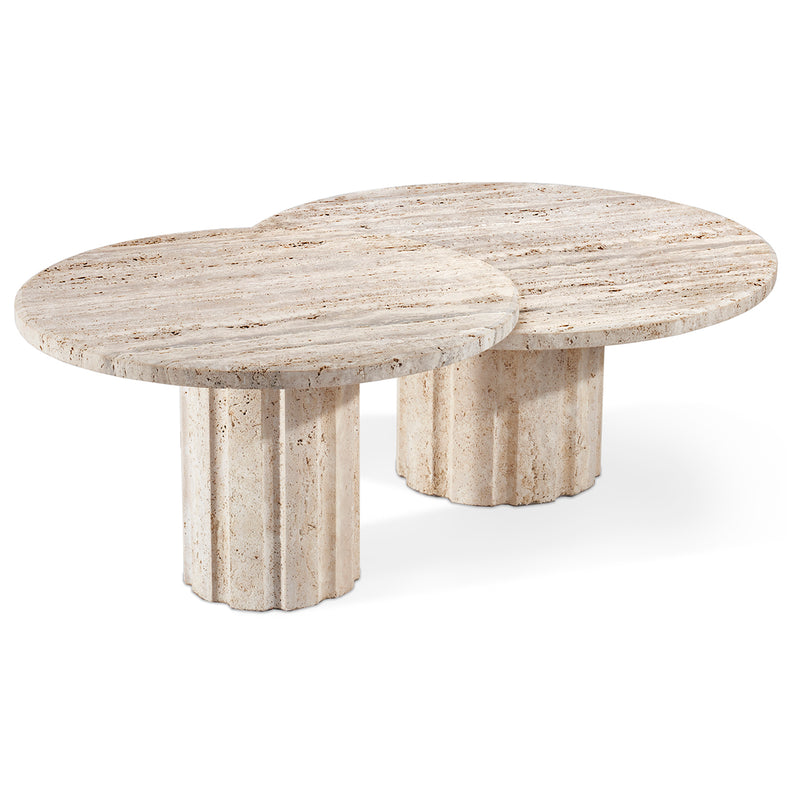 Interlude Home Amerigo Cocktail Tables Set of 2