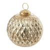 Diamond Etched Globe Ornament Set of 6