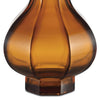 Currey & Co Amber/Gold Peking Stem Vase