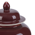 Currey & Co Oxblood Temple Jar