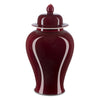 Currey & Co Oxblood Temple Jar