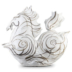 Currey & Co Jumping White Horse Sculpture - Final Sale