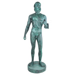 Currey & Co Standing Greek Warrior Bronze Sculpture - Final Sale