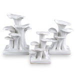 Currey & Co Ivory Lichens Sculpture Set of 3 - Final Sale