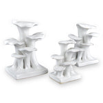 Currey & Co Ivory Lichens Sculpture Set of 3 - Final Sale