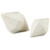 Currey & Co Pavi Bone Prism Set of 2