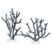 Currey & Co Blue Coral Set of 2