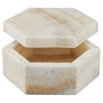 Currey & Co Arco Onyx Hexagon Box