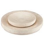 Currey & Co Grecco Marble Low Bowl Set of 2