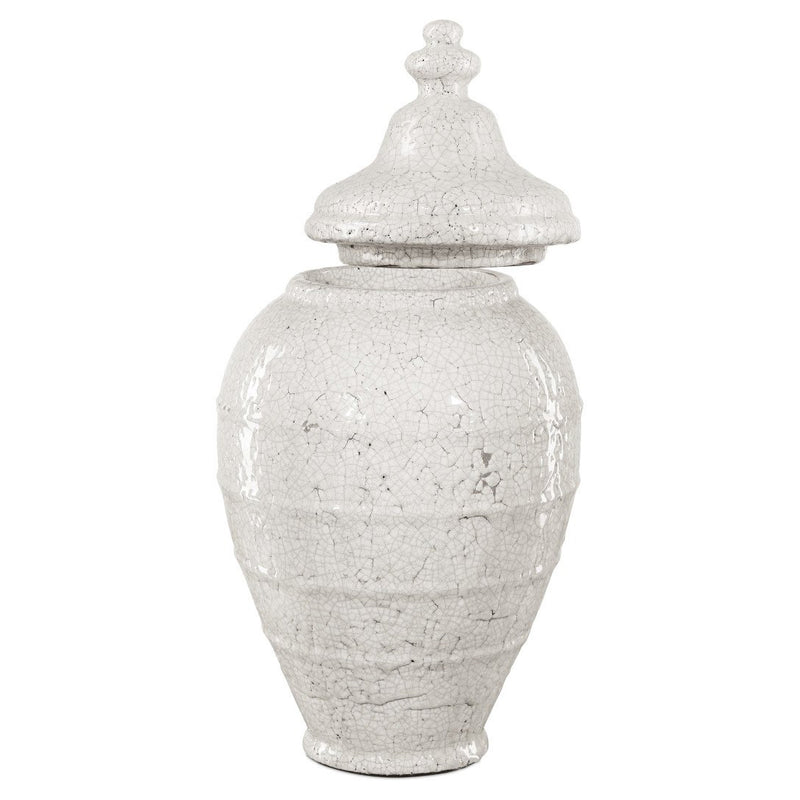 Currey & Co Virginal Lidded Jar