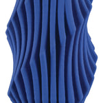 Currey & Co Blue Pleat Vase