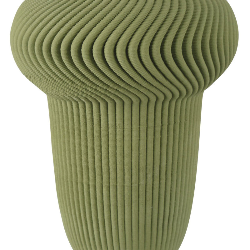 Currey & Co Green Plisse Vase