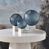 Currey & Co Fresno Blue Orb Set of 3