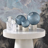 Currey & Co Fresno Blue Orb Set of 3