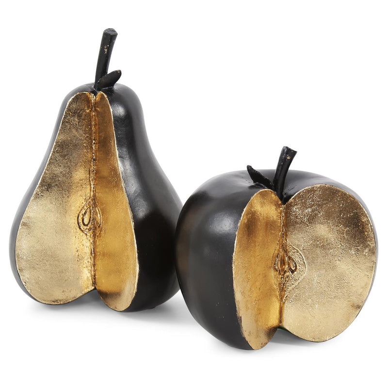 Gilded Pear Sculpture