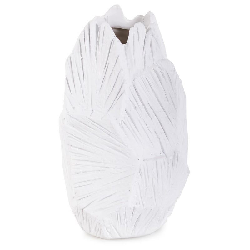 Abstract Elm White Vase