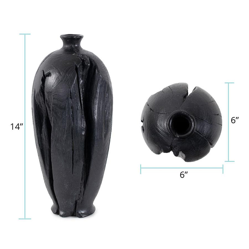 Haru Black Vase