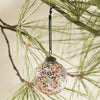 Rainbow Glitter Ornament Set of 6