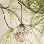 Rainbow Glitter Ornament Set of 6