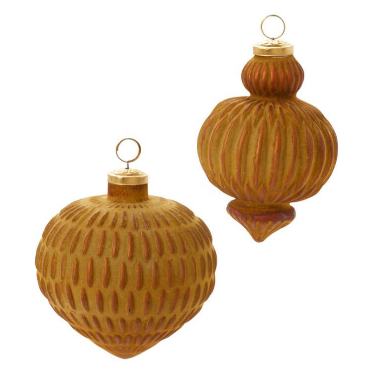 Nutmeg Ornament Set of 2