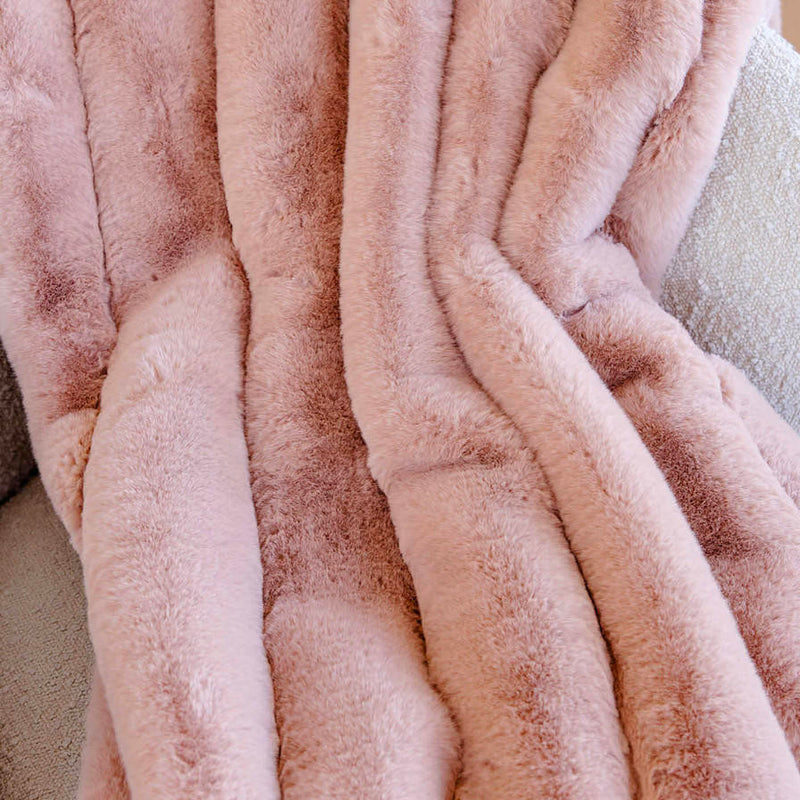 Fabulous Furs Posh Faux Fur Throw Blanket