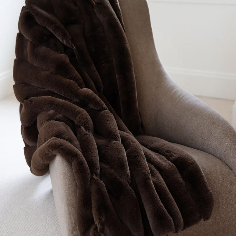 Fabulous Furs Posh Faux Fur Throw Blanket