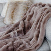 Fabulous Furs Posh Faux Fur Throw Blanket