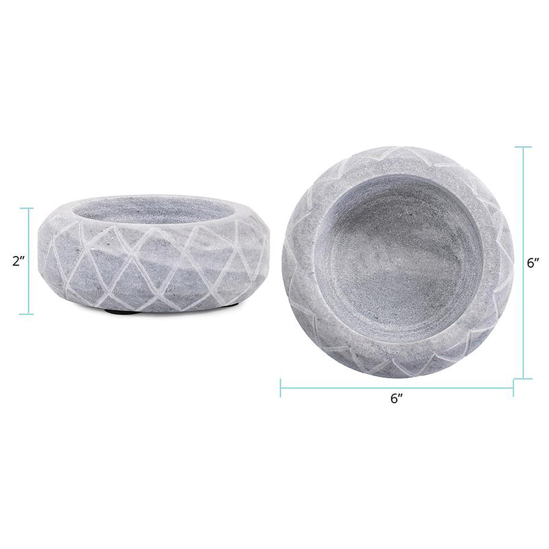 Regatta Gray Marble Bowl