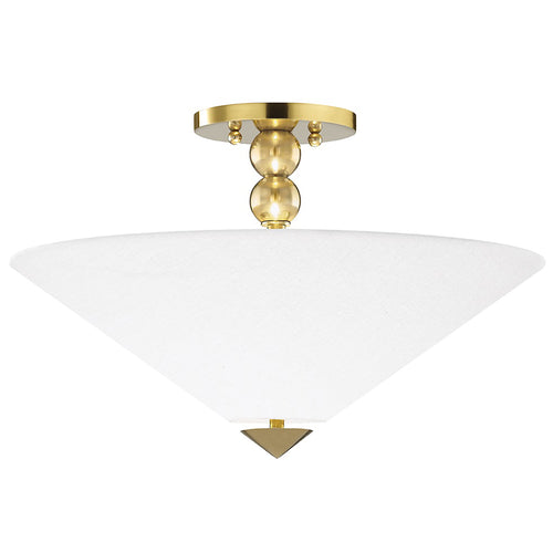 Hudson Valley Lighting Flare Semi Flush Mount - Final Sale