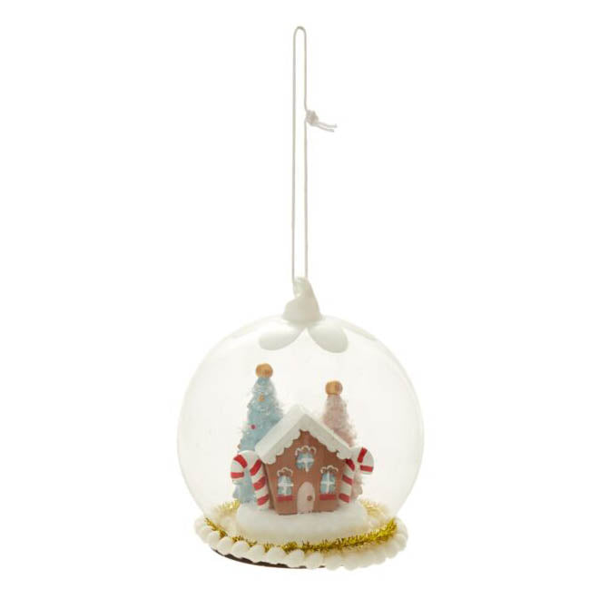 Santa Land Ornament Set of 4