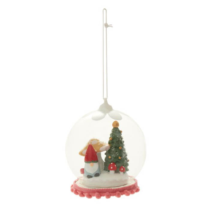 Santa Land Ornament Set of 4