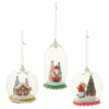 Santa Land Ornament Set of 4