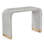 Interlude Home Beacon Stripe Console Table