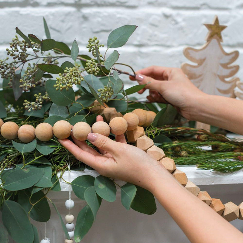 Wood Bead Garland