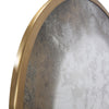 Albizzi Round Antiqued Wall Mirror