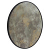 Golden Haze Round Wall Mirror