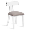 Interlude Home Tristan Acrylic Klismos Chair