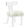 Interlude Home Tristan Acrylic Klismos Chair