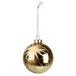 Etched Starburst Ornament Set of 2