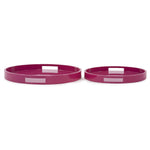 Saint Tropez Round Tray Set of 2