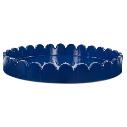 Riviera Round Scalloped Tray