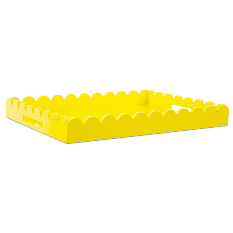 Rectangular Scalloped Riviera Tray